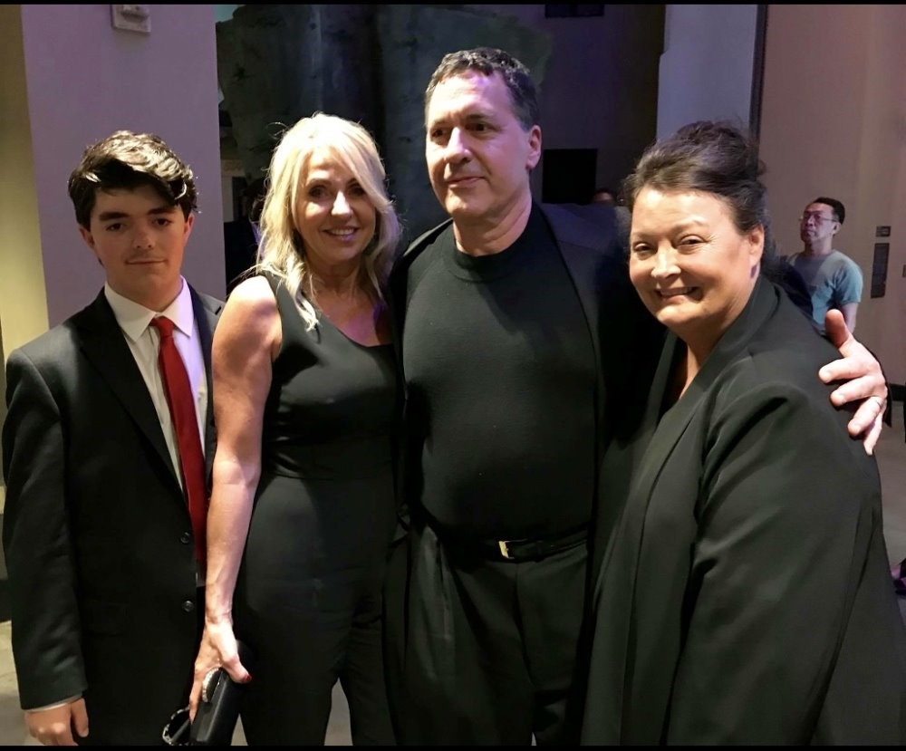 Steve Alten, wife Kim, son Branden & producer Belle Avery